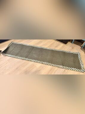 Courtly Check Black Sisal 2'6" X 9' Runner